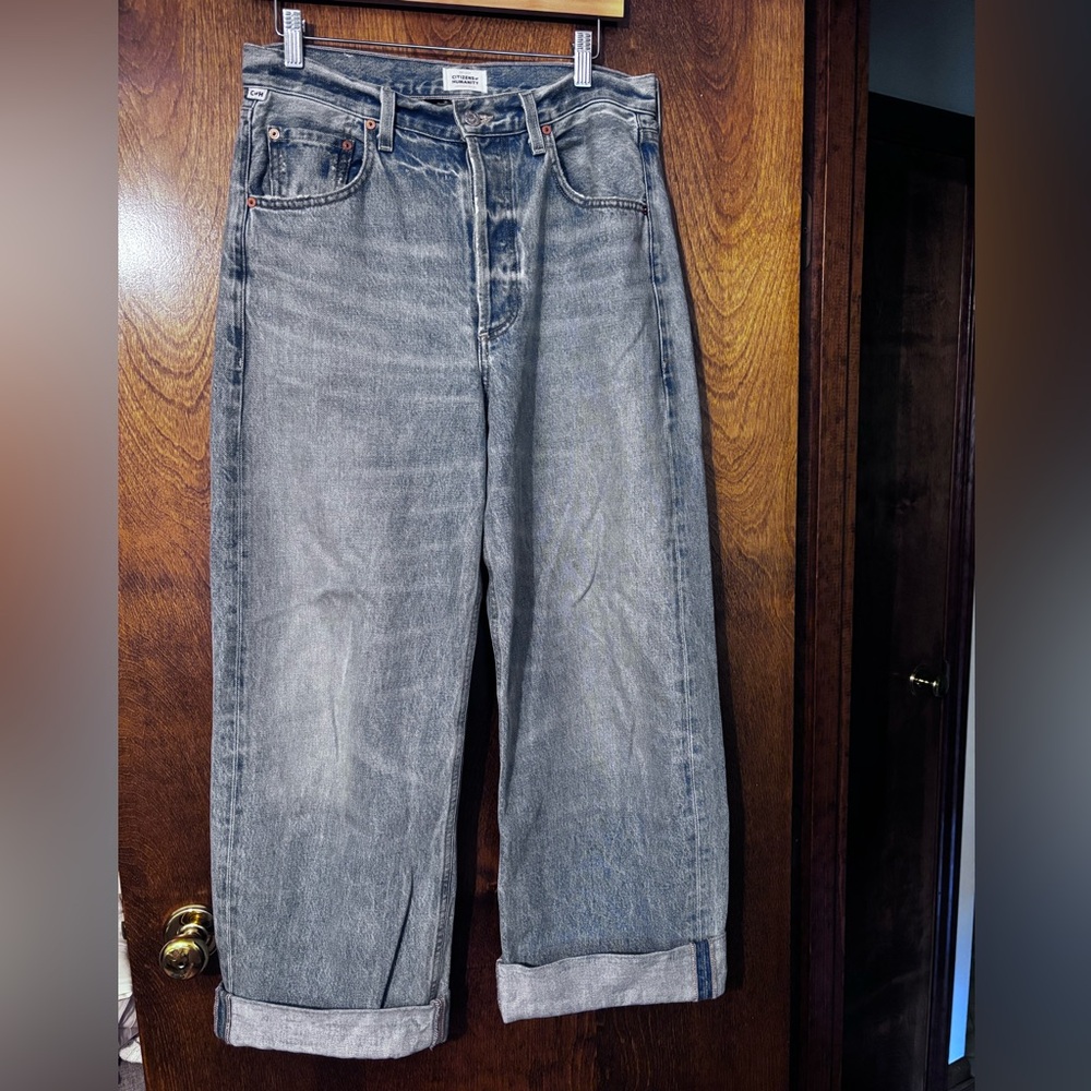 Citizens Of Humanity Ayla cropped wide leg Jeans